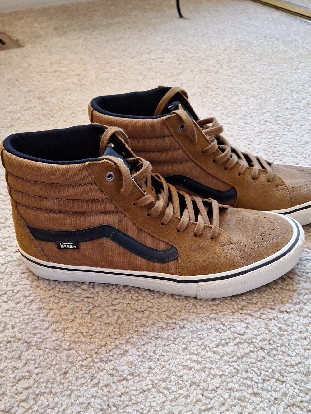 Vans Pro-Classics Men’s Brown Suede Skate Sneakers - Picture 2 of 7